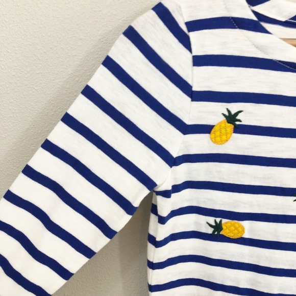 J. Crew Factory Embroidered Pineapple Top - Picture 4 of 6